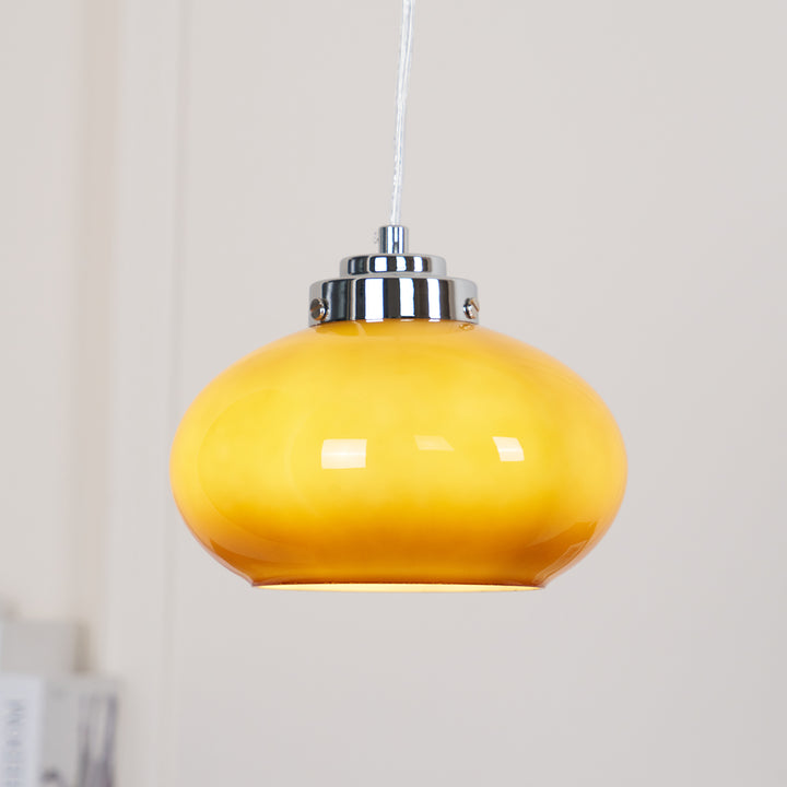 Oval Persimmon Pendant Light