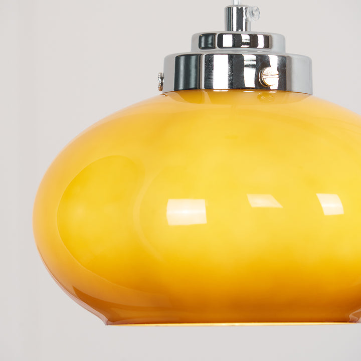 Oval Persimmon Pendant Light