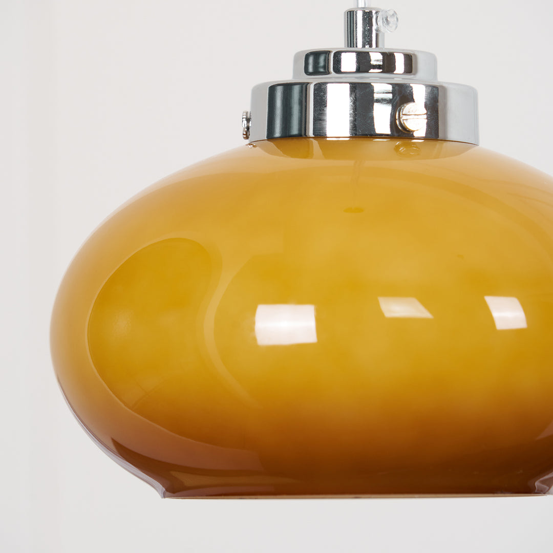 Oval Persimmon Pendant Light