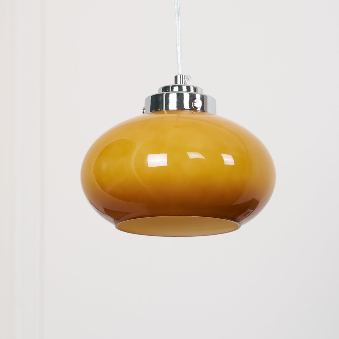 Oval Persimmon Pendant Light