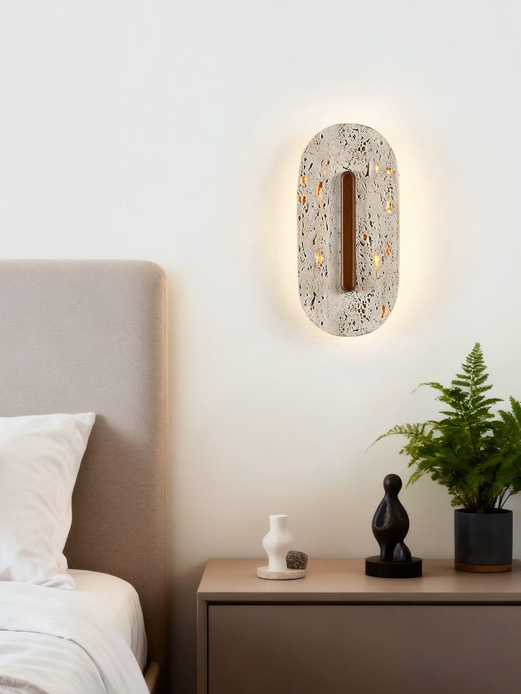Ovale Travertine Wall Lamp – detail 10