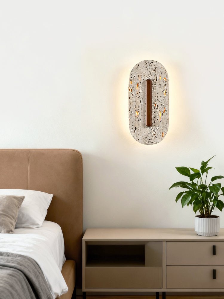 Ovale Travertine Wall Lamp – detail 12
