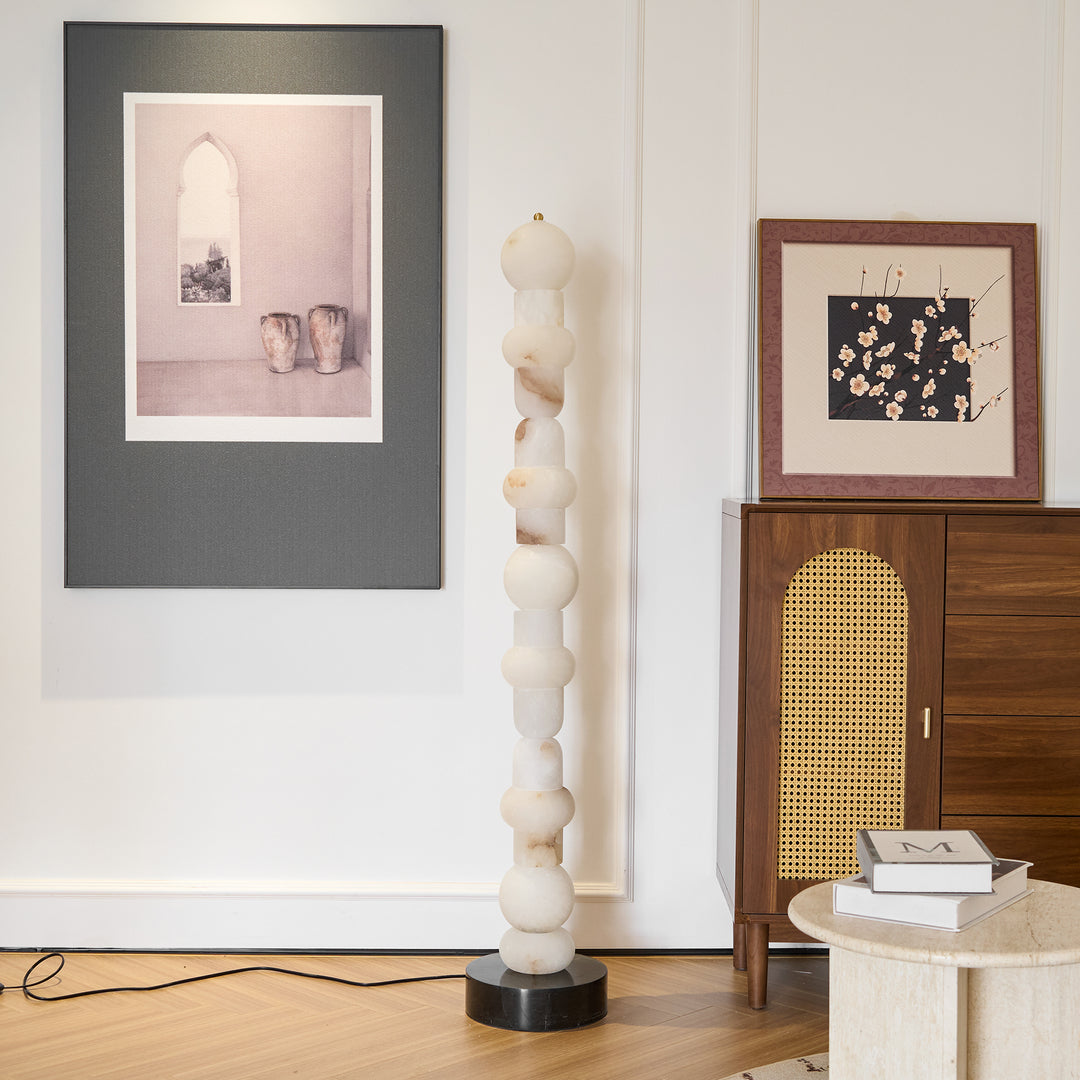 Spanish Alabaster Floor Lamp - Vakkerlight