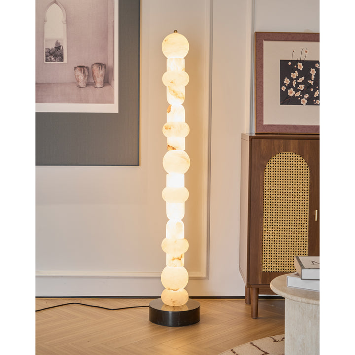 Spanish Alabaster Floor Lamp - Vakkerlight