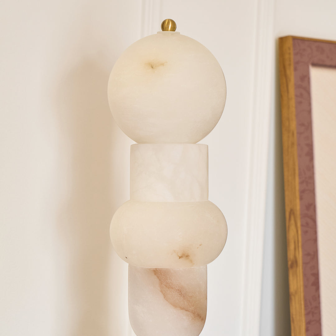 Spanish Alabaster Floor Lamp - Vakkerlight