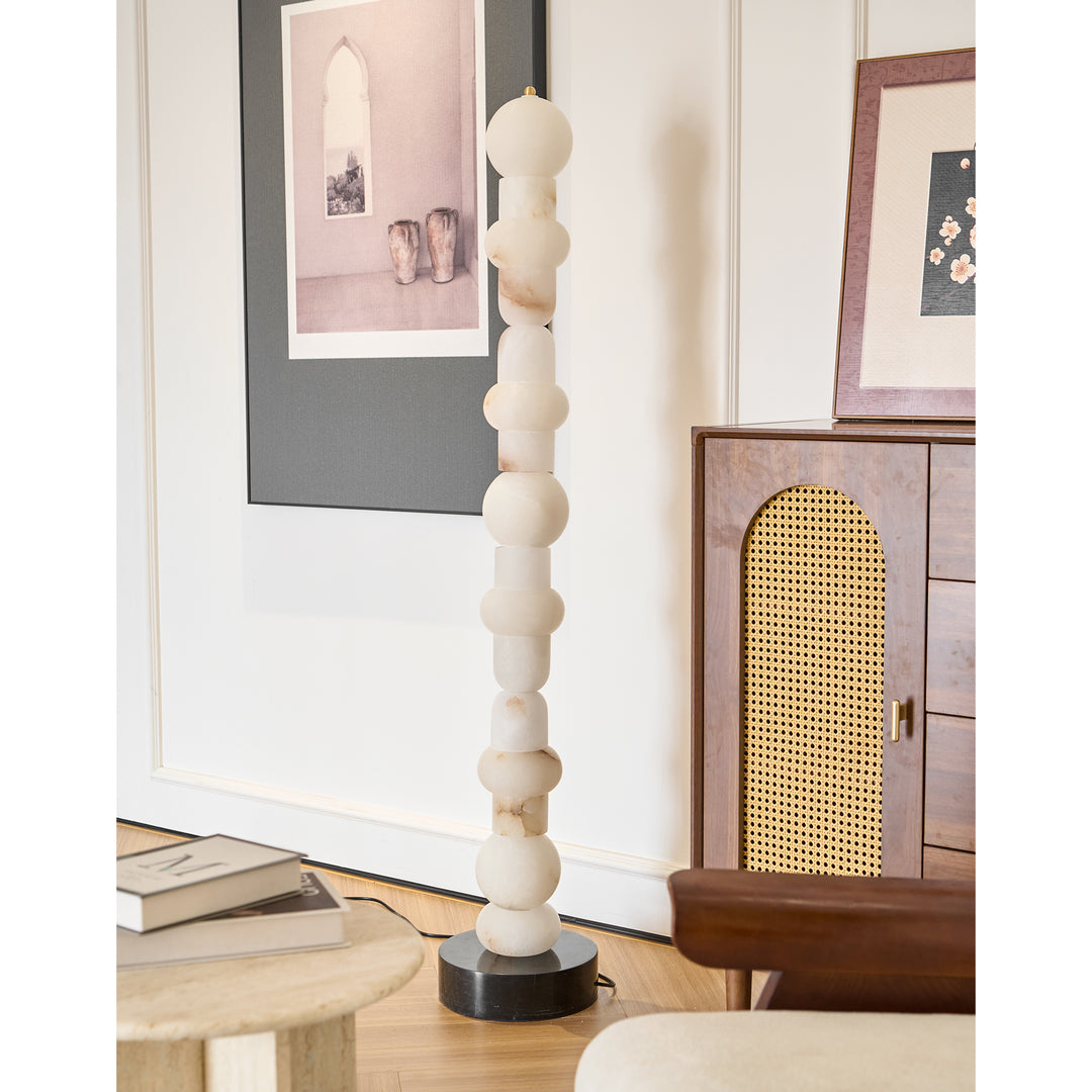 Spanish Alabaster Floor Lamp - Vakkerlight