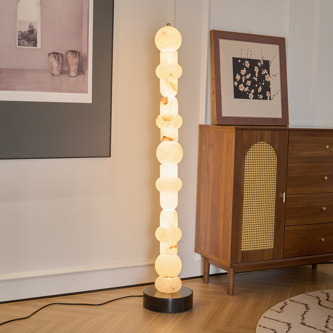Spanish Alabaster Floor Lamp - Vakkerlight