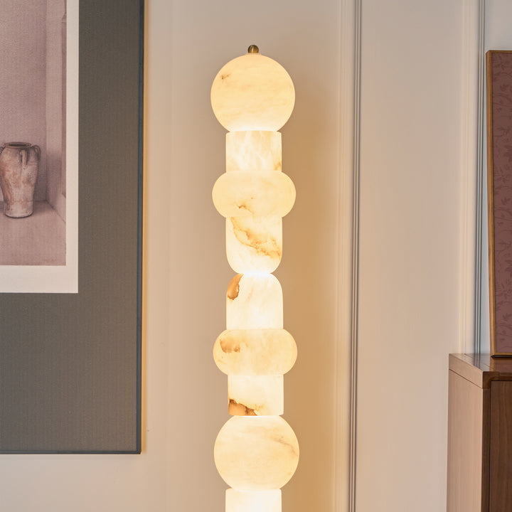 Spanish Alabaster Floor Lamp - Vakkerlight
