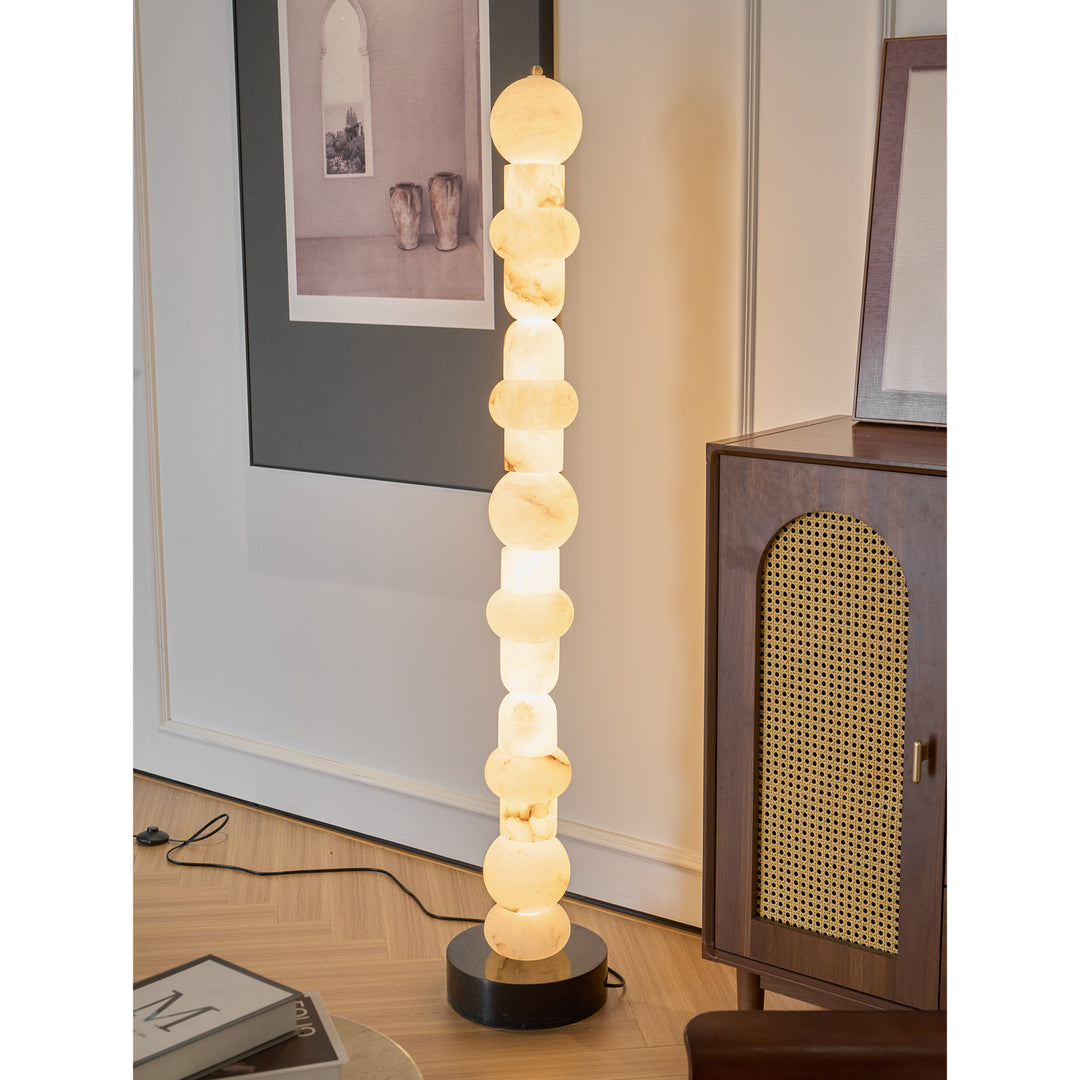 Spanish Alabaster Floor Lamp - Vakkerlight