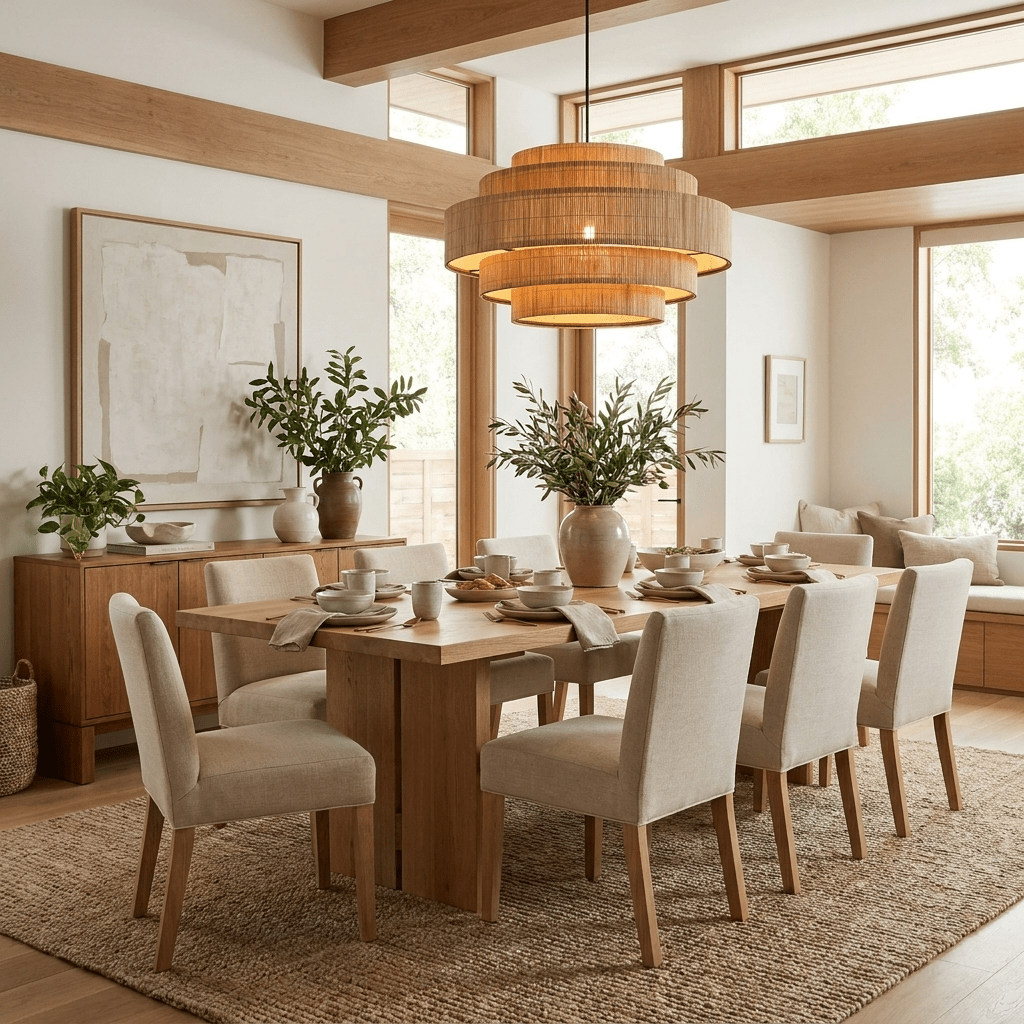 Pagoda Woven Bamboo Chandelier - Vakkerlight