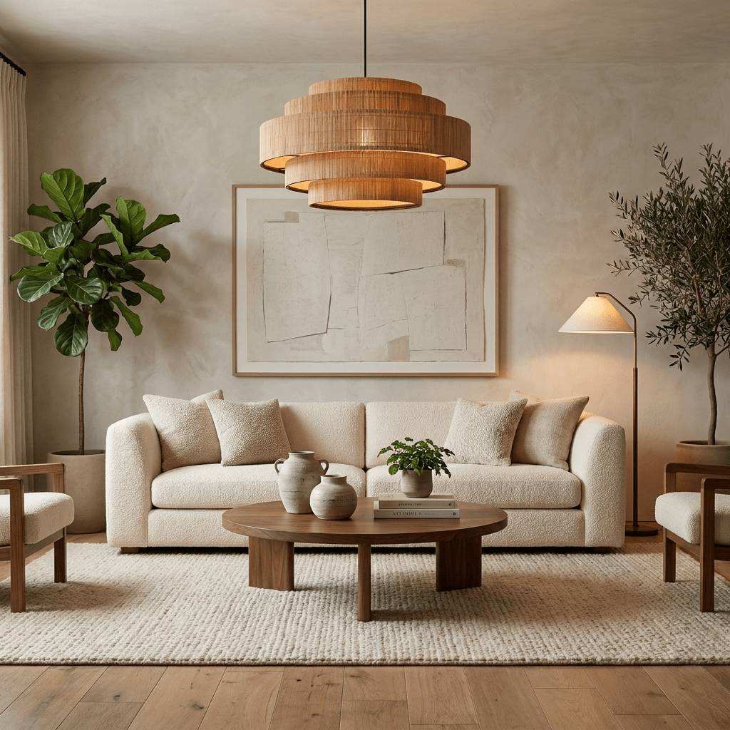 Pagoda Woven Bamboo Chandelier - Vakkerlight