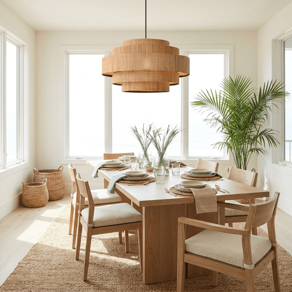 Pagoda Woven Bamboo Chandelier - Vakkerlight