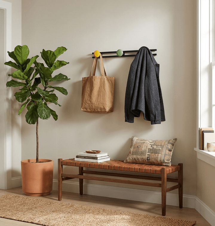 Pallini Ceramic Knob Wall Coat Rack - Vakkerlight