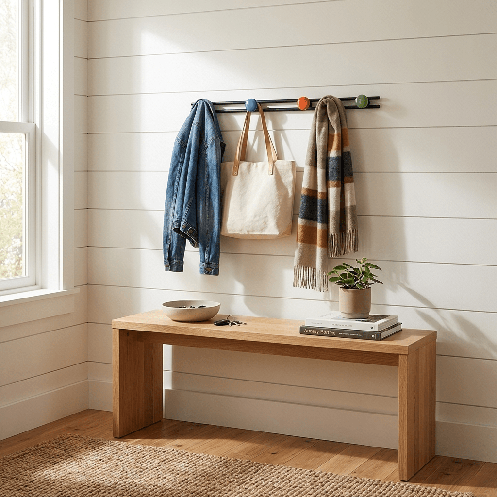 Pallini Ceramic Knob Wall Coat Rack - Vakkerlight