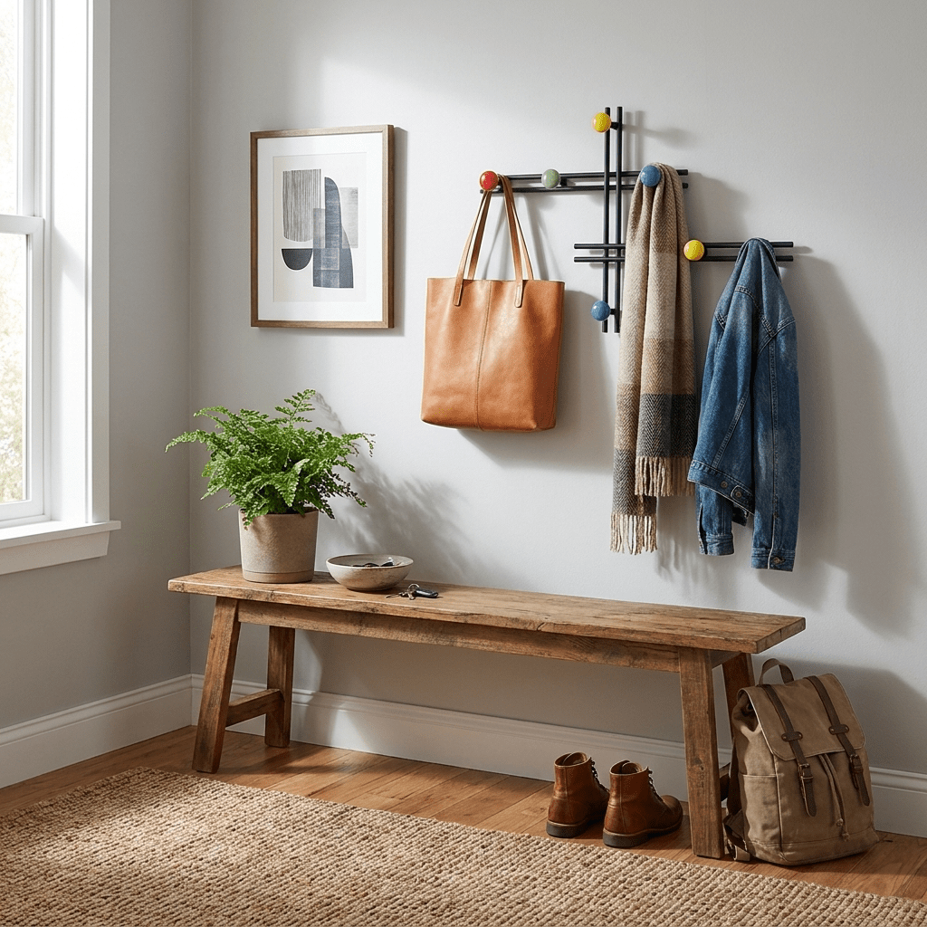 Pallini Ceramic Knob Wall Coat Rack - Vakkerlight