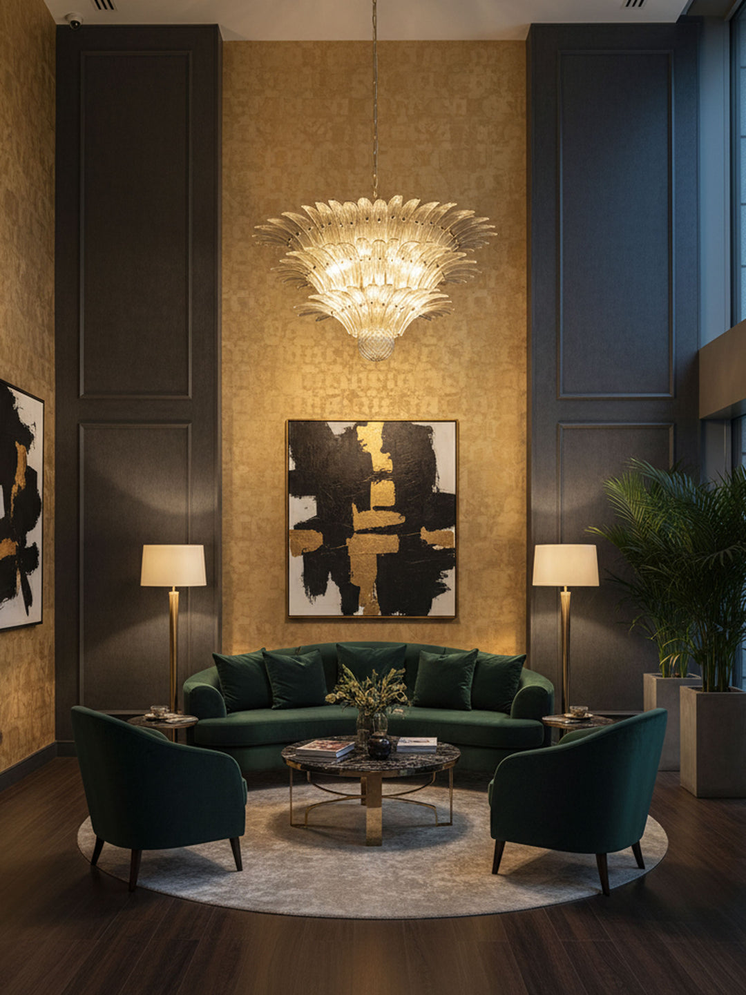 Palm Grove Murano Chandelier - Vakkerlight