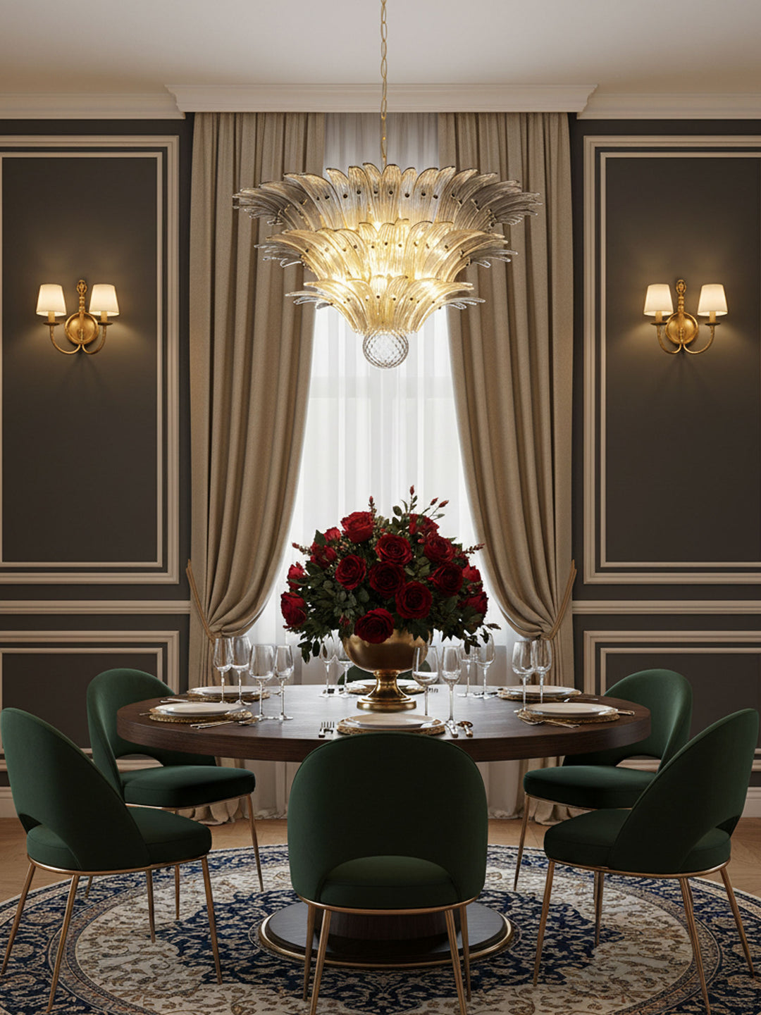 Palm Grove Murano Chandelier - Vakkerlight