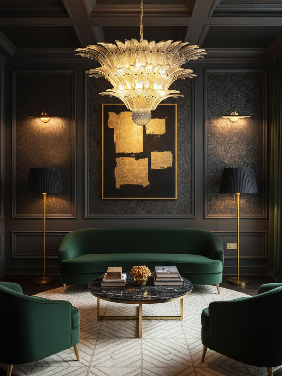 Palm Grove Murano Chandelier - Vakkerlight