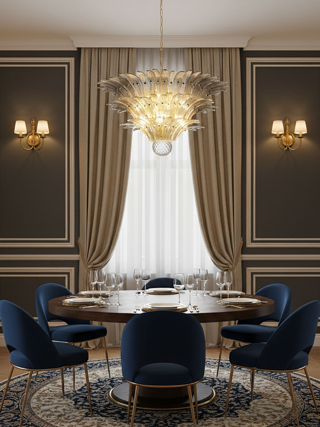 Palm Grove Murano Chandelier - Vakkerlight