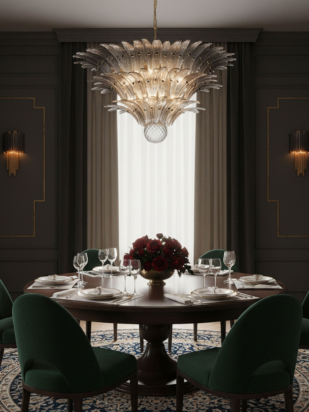 Palm Grove Murano Chandelier - Vakkerlight