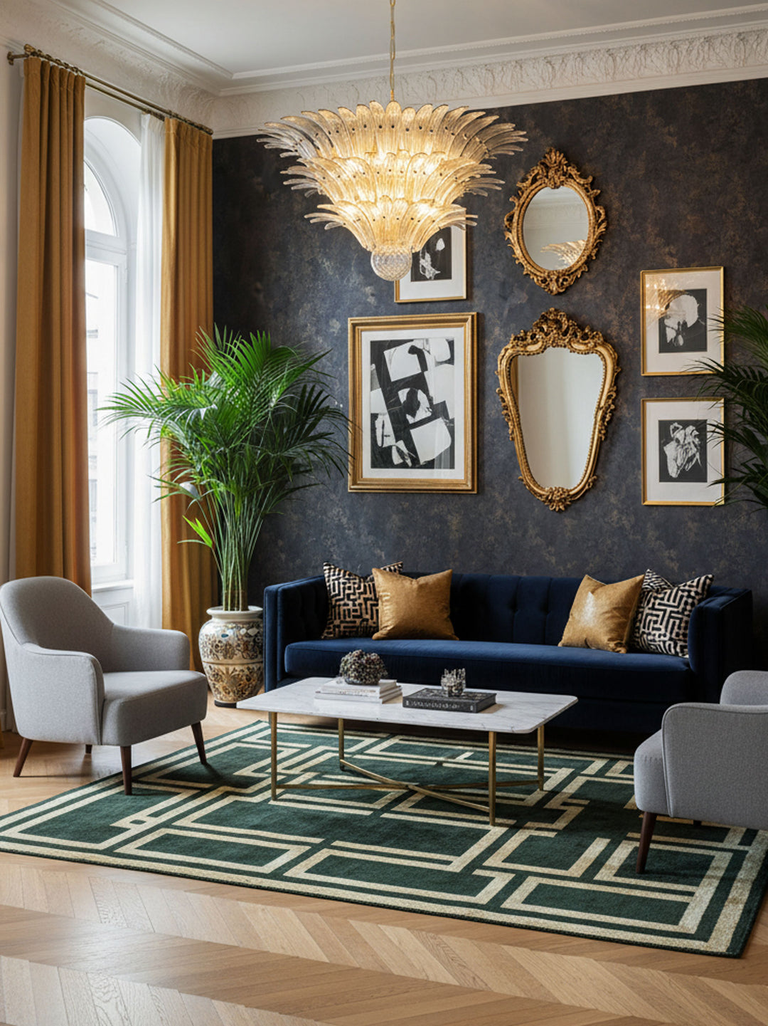 Palm Grove Murano Chandelier - Vakkerlight