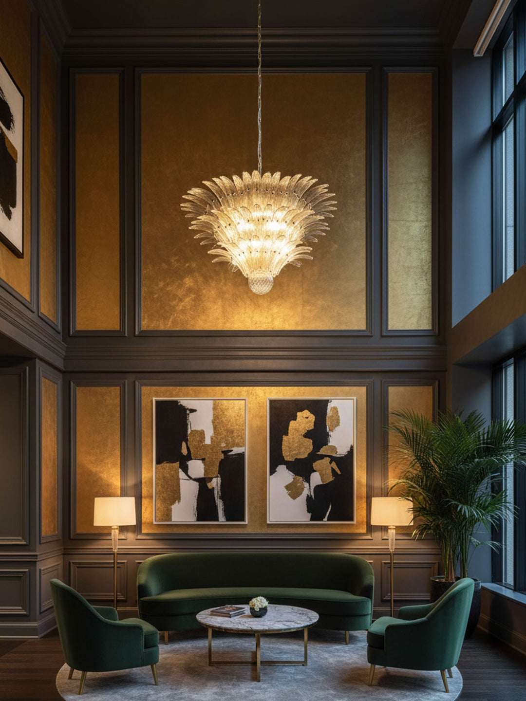 Palm Grove Murano Chandelier - Vakkerlight