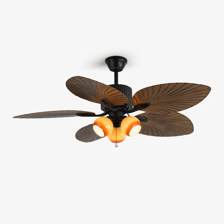 Palm Whisper Tropical Ceiling Fan Light - Vakkerlight
