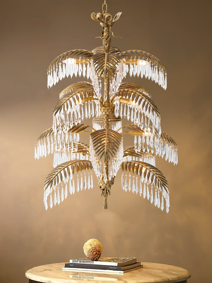 Palmera Brass Chandelier - Vakkerlight