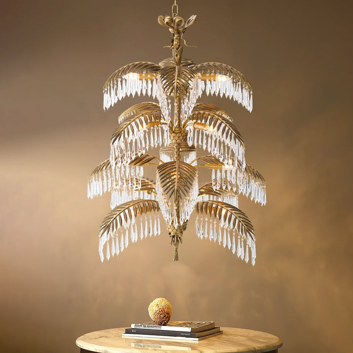 Palmera Brass Chandelier - Vakkerlight