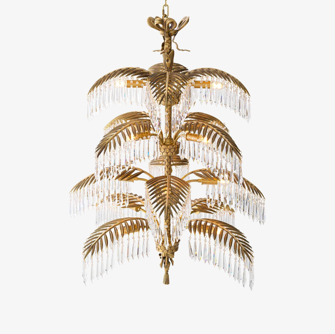 Palmera Brass Chandelier - Vakkerlight