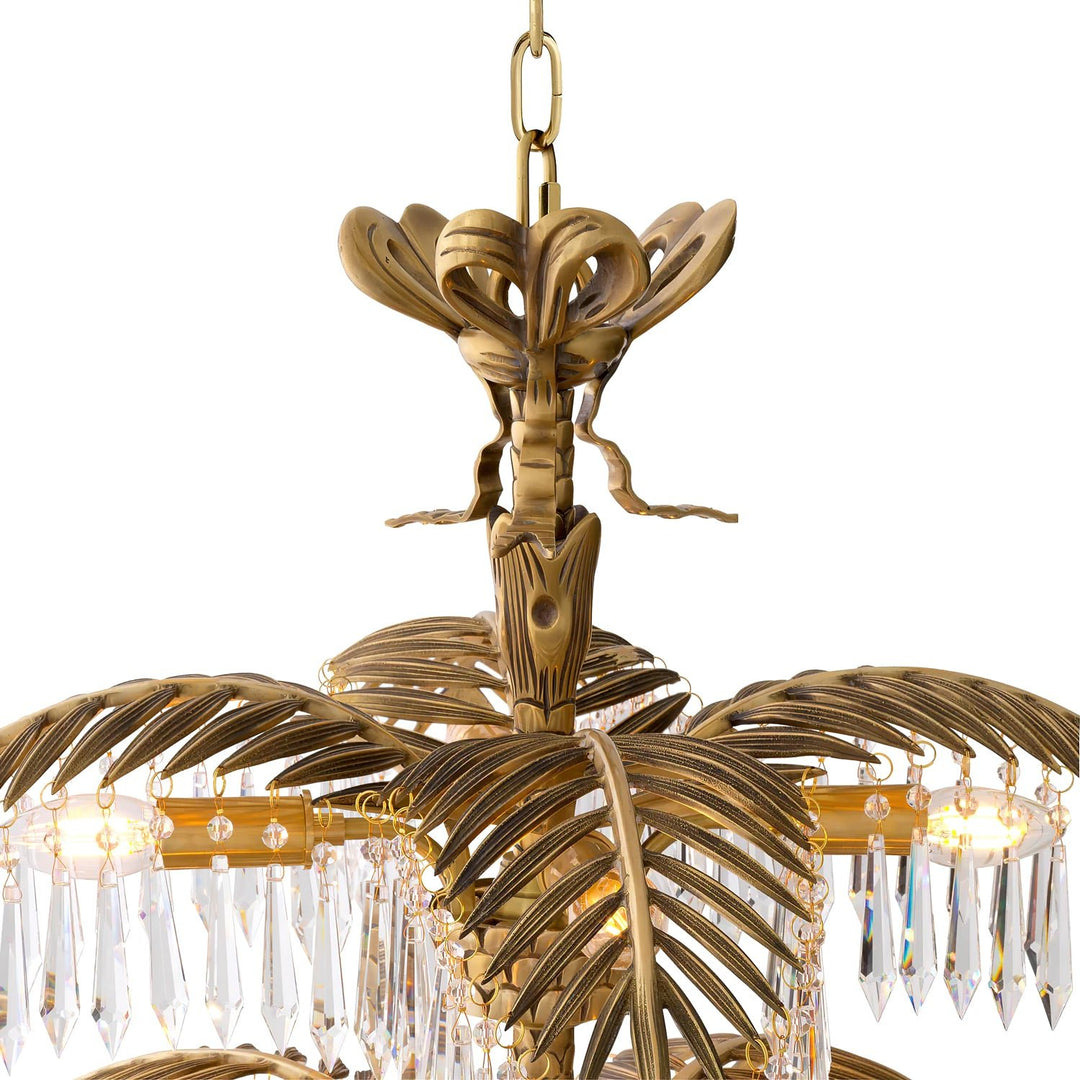 Palmera Brass Chandelier - Vakkerlight