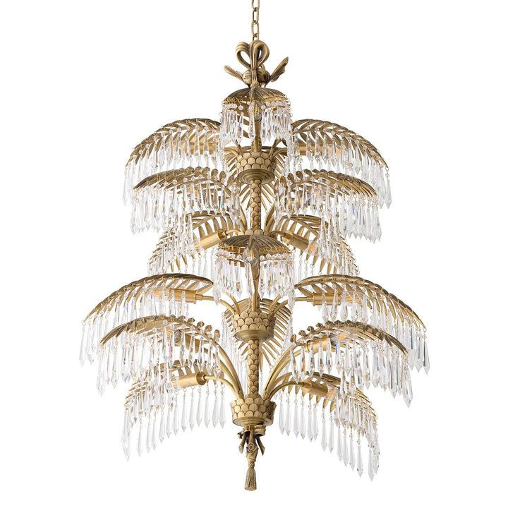 Palmera Brass Chandelier - Vakkerlight
