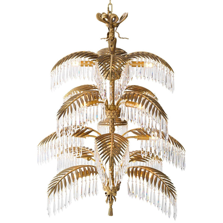 Palmera Brass Chandelier - Vakkerlight