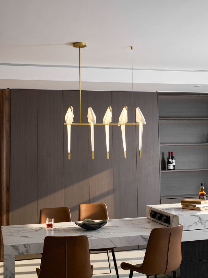 Paper Crane Bird LED Chandelier - Vakkerlight