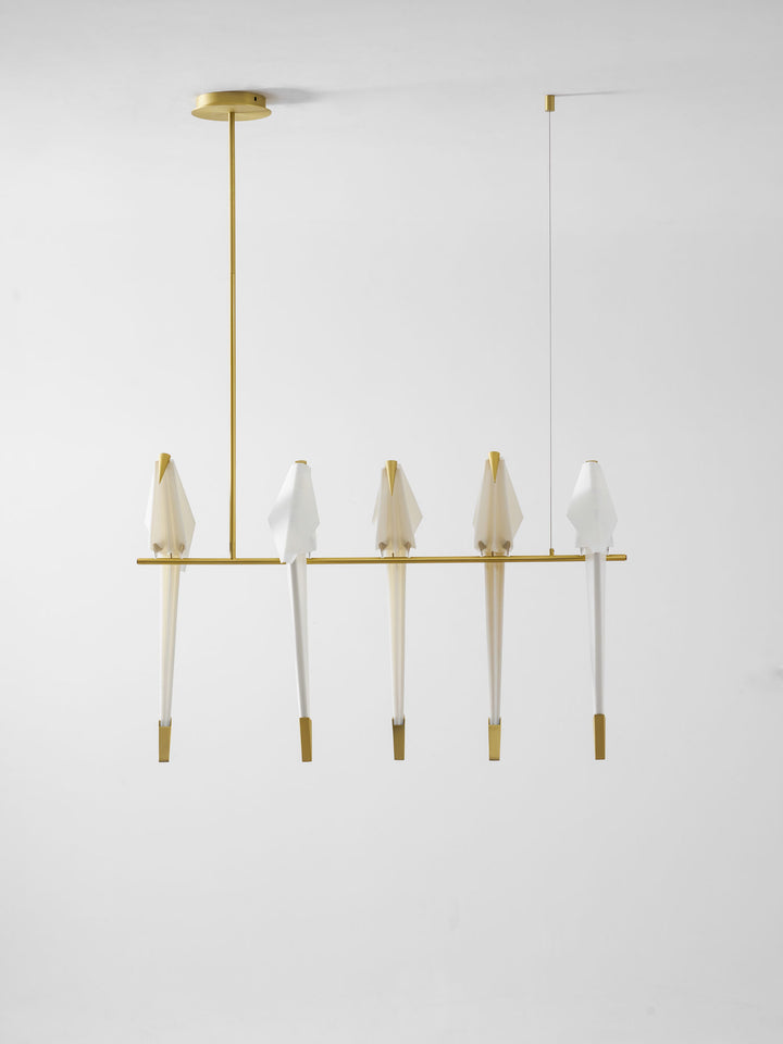 Paper Crane Bird LED Chandelier - Vakkerlight
