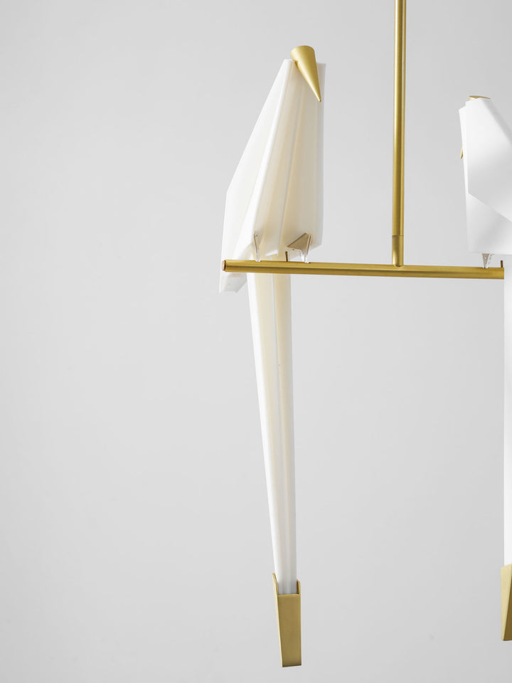 Paper Crane Bird LED Chandelier - Vakkerlight