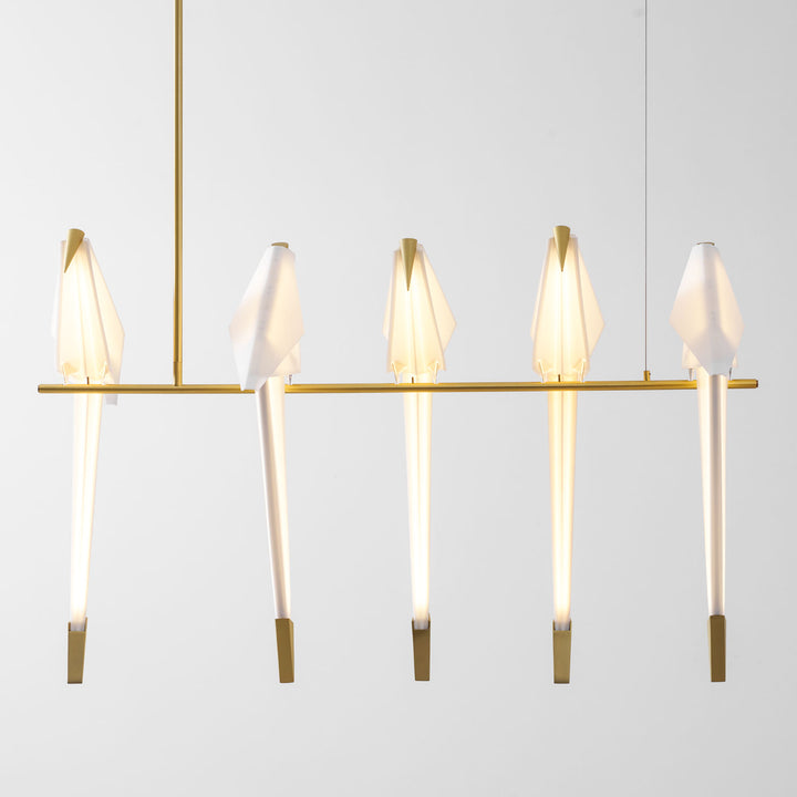 Paper Crane Bird LED Chandelier - Vakkerlight