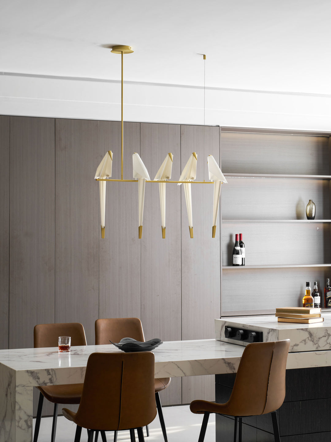 Paper Crane Bird LED Chandelier - Vakkerlight