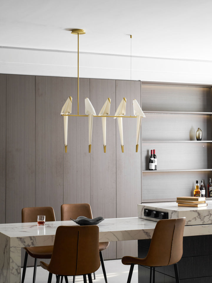 Paper Crane Bird LED Chandelier - Vakkerlight