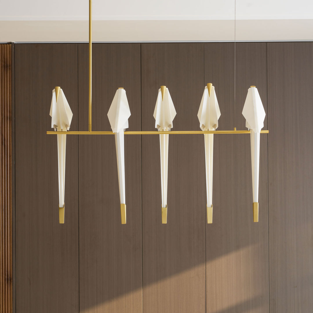 Paper Crane Bird LED Chandelier - Vakkerlight