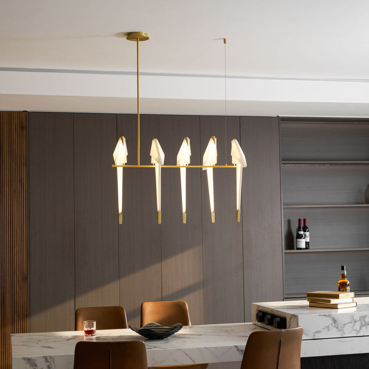 Paper Crane Bird LED Chandelier - Vakkerlight