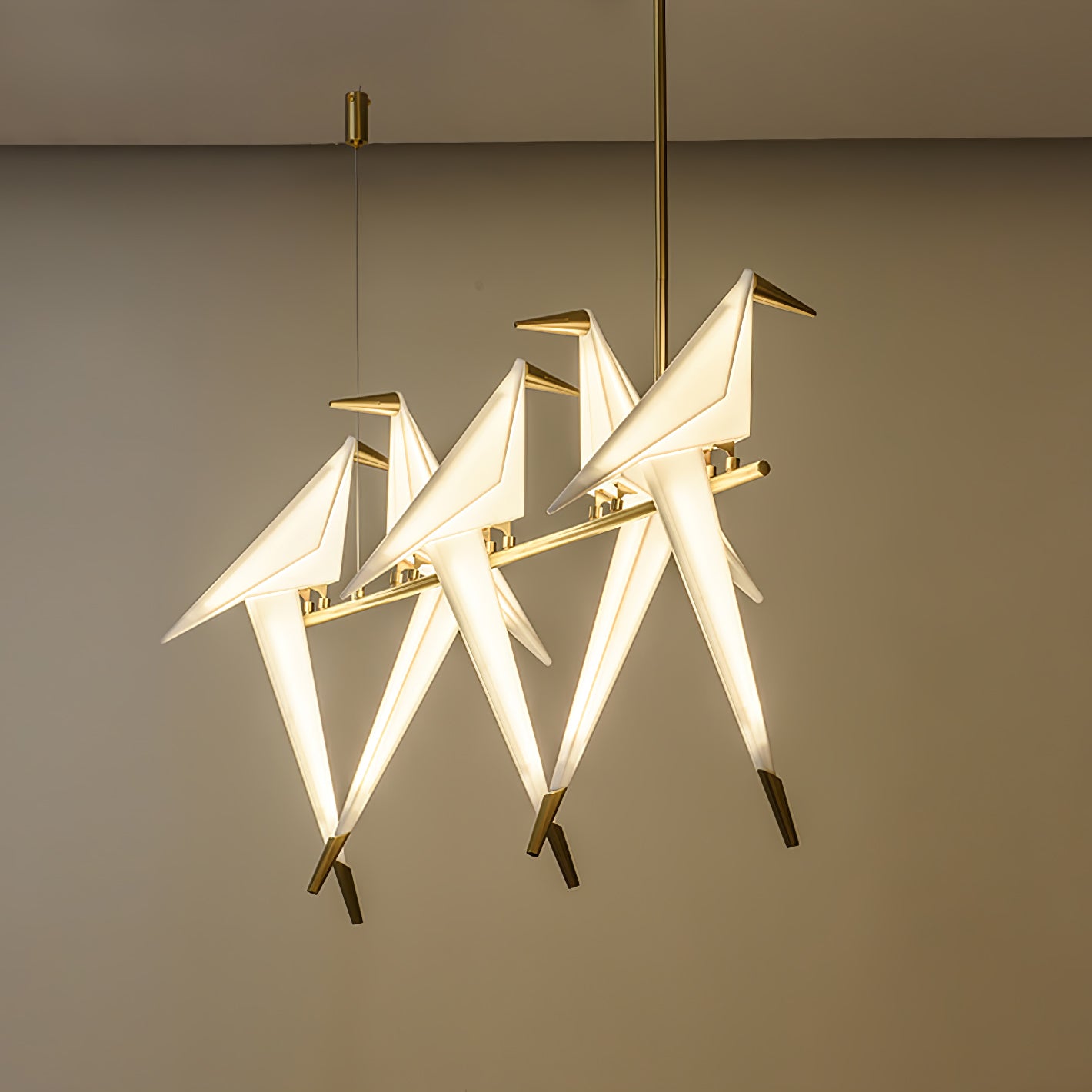 Paper Crane Bird LED Chandelier – Vakkerlight
