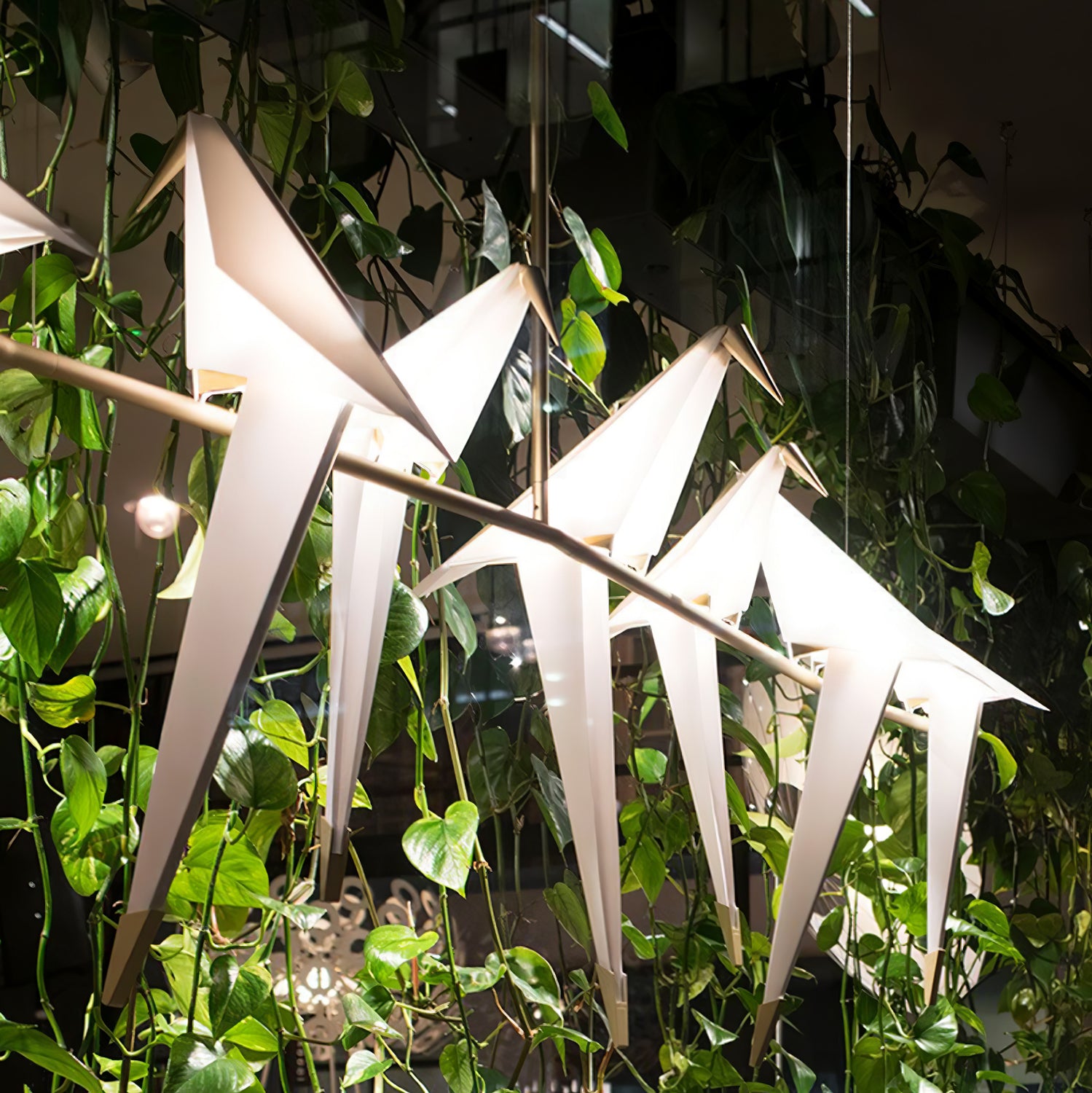 Paper Crane Bird LED Chandelier – Vakkerlight