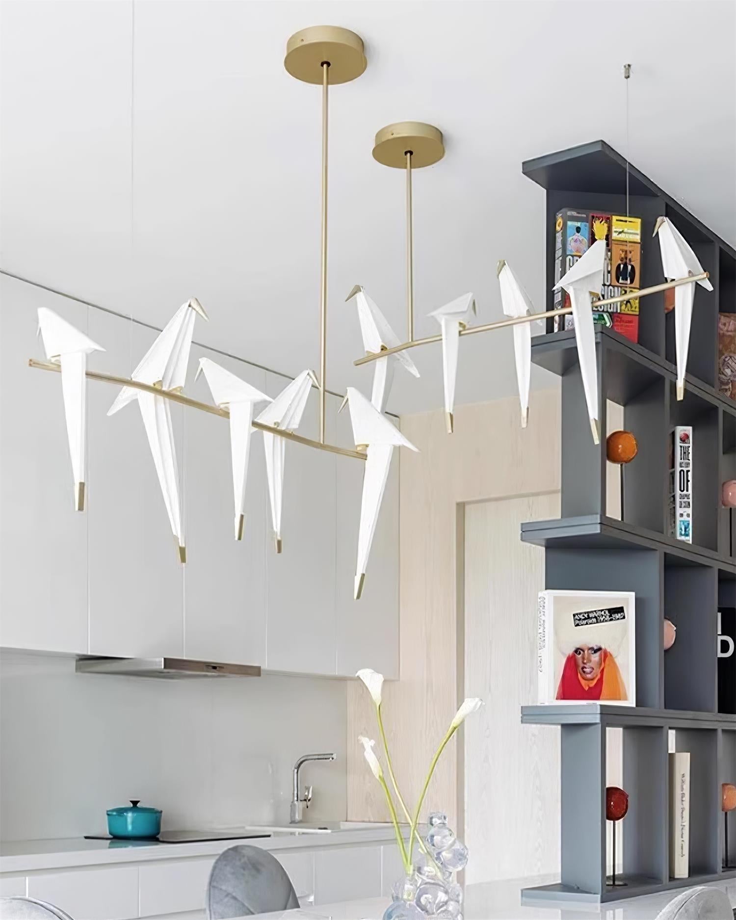Paper Crane Bird LED Chandelier – Vakkerlight