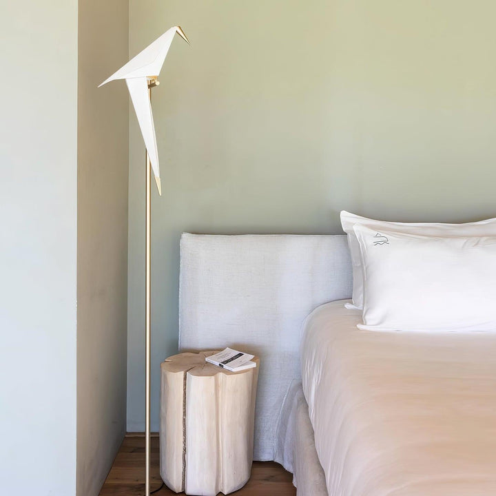 Paper Crane Bird Floor Lamp - Vakkerlight