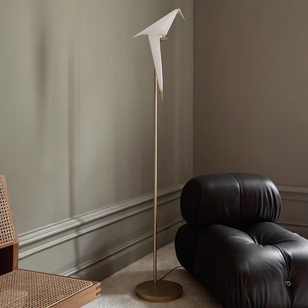 Paper Crane Bird Floor Lamp - Vakkerlight