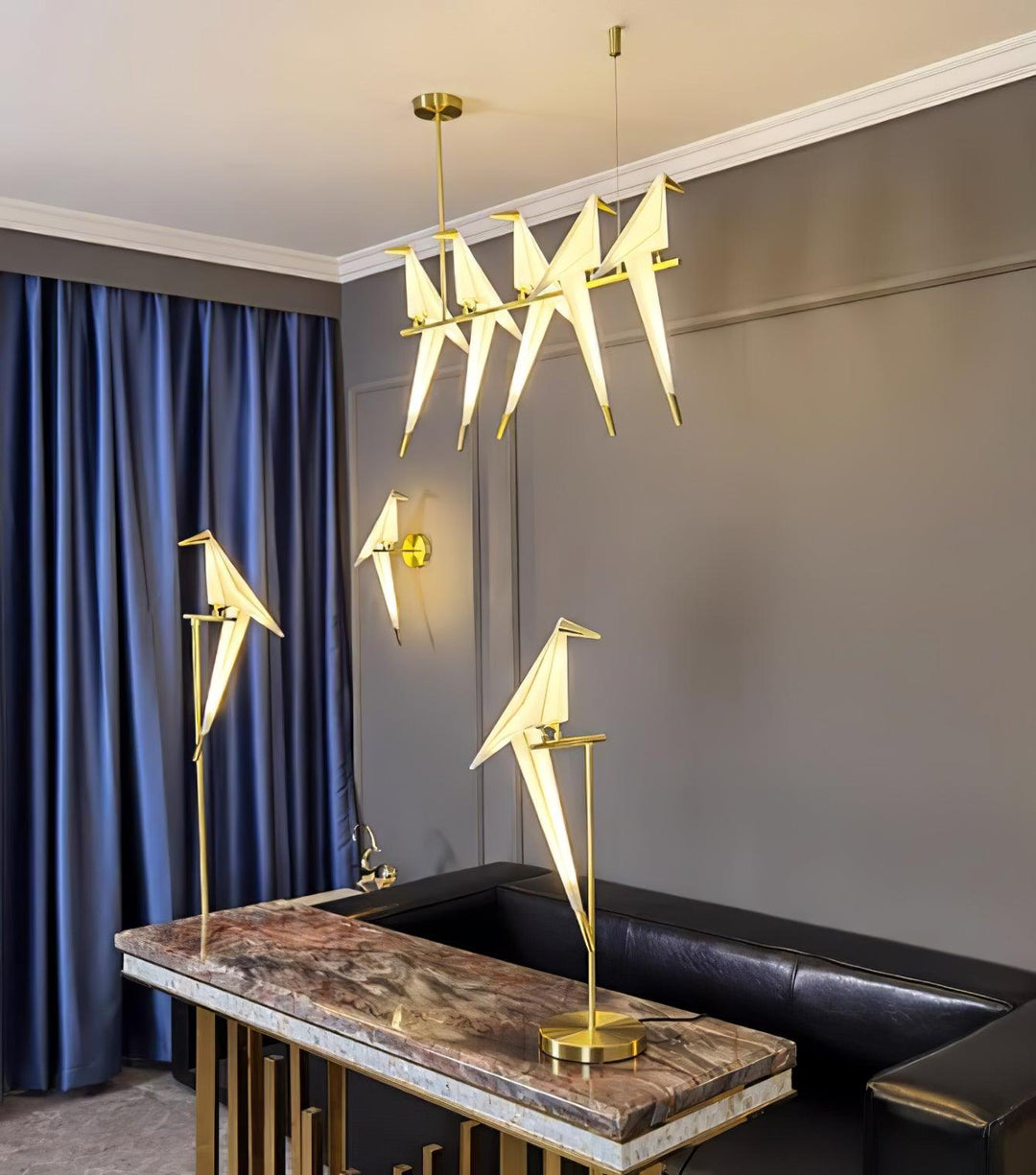 Paper Crane Bird Floor Lamp - Vakkerlight