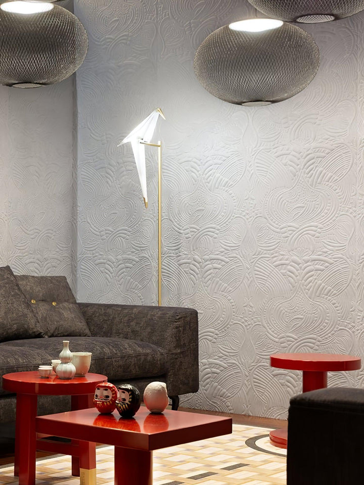 Paper Crane Bird Floor Lamp - Vakkerlight