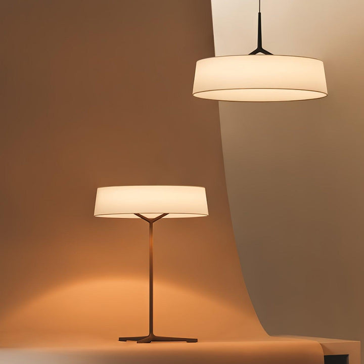 Paper Glow Circular Table Lamp - Vakkerlight