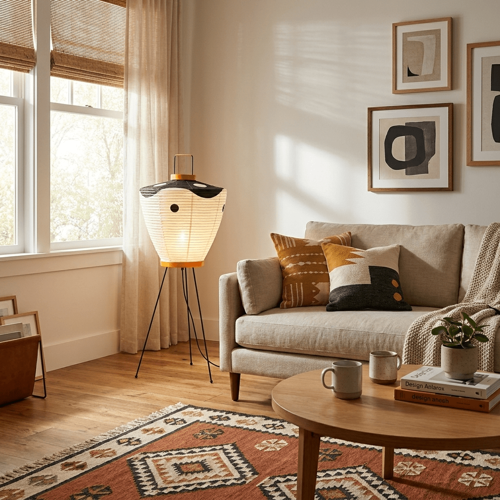 Paper Lantern Floor Lamp - Vakkerlight